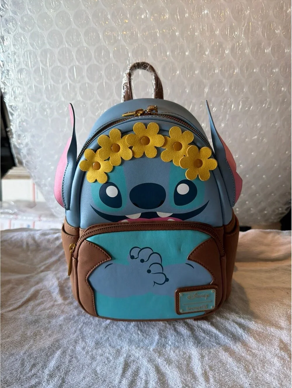 Loungefly Disney Hippie Stitch Mini Backpack NWT